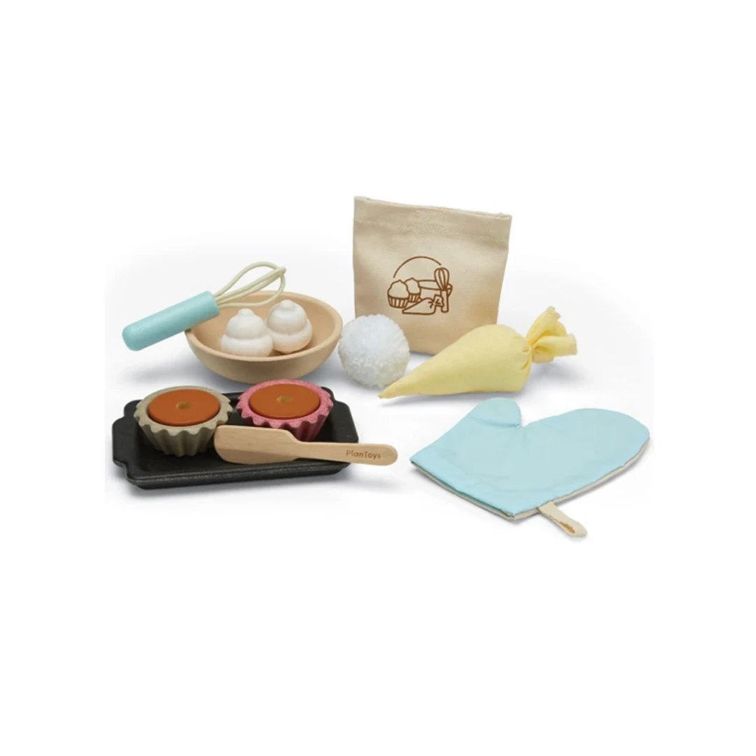 Plan Toys Cupcake Set - PT 3626 3 Plan Toys Cupcake Set - PT 3626