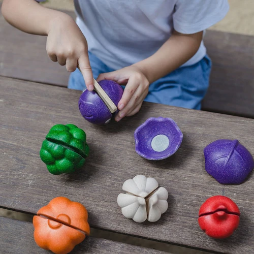 Plan Toys 5 Colour Veggie Set - PT 3431 4 Plan Toys 5 Colour Veggie Set - PT 3431 - Image 2