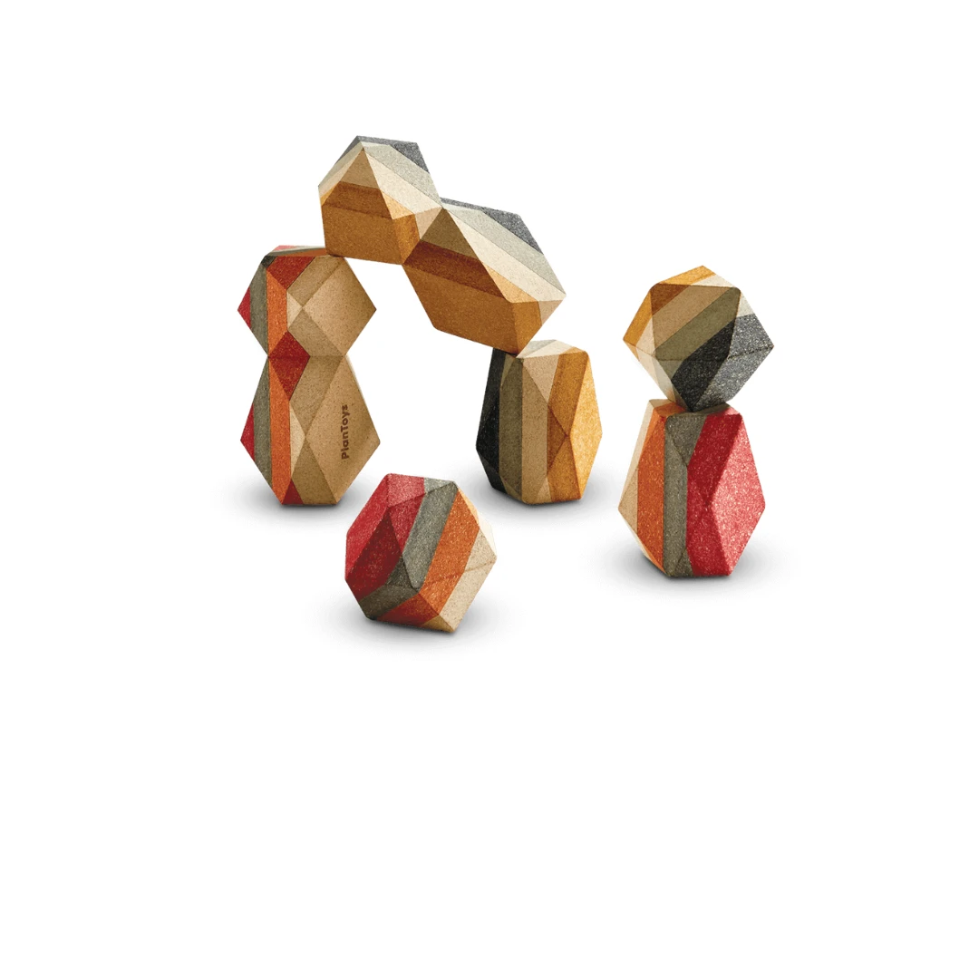Plan Toys Geo Stacking Rock - PT 5511 3 Plan Toys Geo Stacking Rock - PT 5511