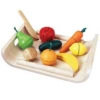Plan Toys ASSORTED FRUIT & VEGETABLE - PT 3416 -Plan Toys Shop 3416 ASSORTED FRUIT VEGETABLE