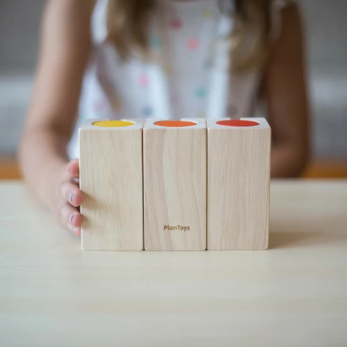 Plan Toys Height & Depth Blocks 5377 4 Plan Toys Height & Depth Blocks 5377 - Image 2