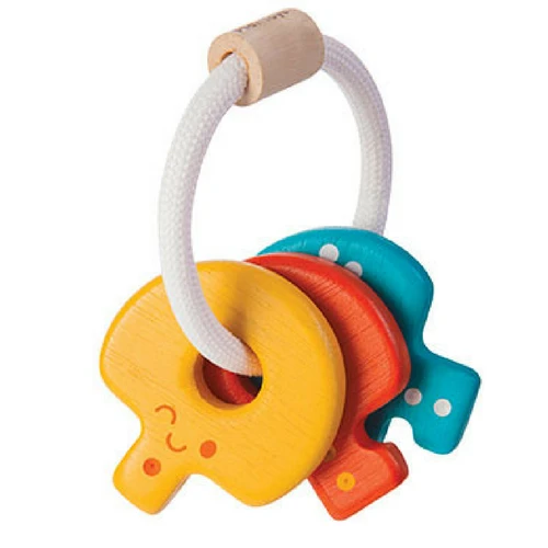 Plan Toys Baby Key Rattle - PT 5217 3 Plan Toys Baby Key Rattle - PT 5217
