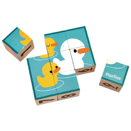 Plan Toys Puzzle Cubes - PT 5430 2 Plan Toys Puzzle Cubes - PT 5430