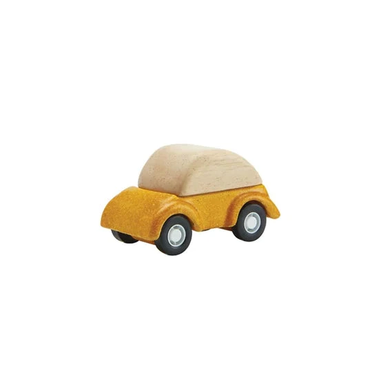 Plan Toys Yellow Car 6 Plan Toys Yellow Car - Image 4