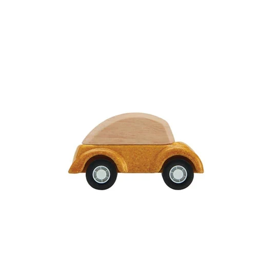 Plan Toys Yellow Car 4 Plan Toys Yellow Car - Image 2