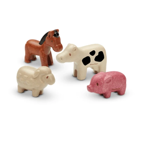 Plan Toys Farm Animals Set - PT 6127 4 Plan Toys Farm Animals Set - PT 6127 - Image 2