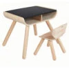 Plan Toys Table & Chair -Plan Toys Shop Table Chair Black
