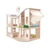 Plan Toys Green Dollhouse With Furniture -Plan Toys Shop green dollhouse with furniture plan toys lil tulips 13520983687286