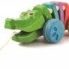 Plan Toys PlanToys Pull-along Rainbow Alligator 1 Plan Toys PlanToys Pull-along Rainbow Alligator -Plan Toys Shop plantoys dancing alligator rainbow wwwbabyplusnl